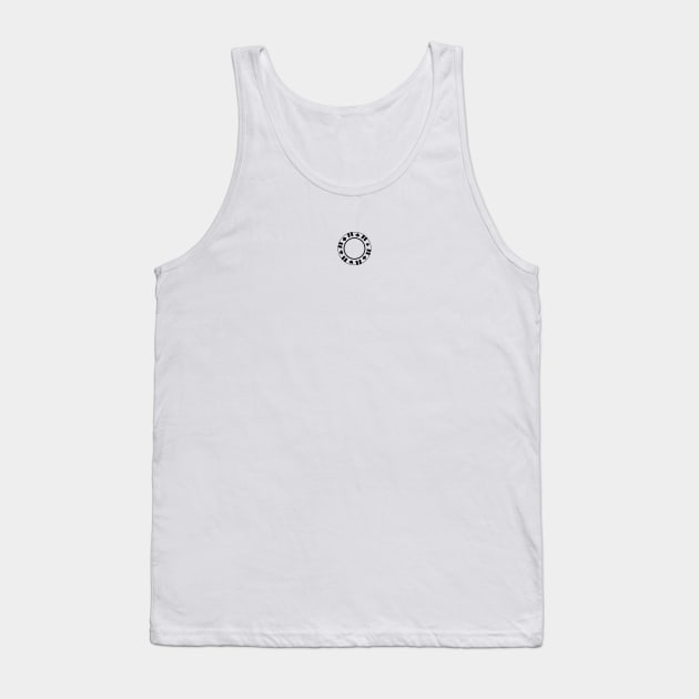 White Poker Chip Tank Top by ActionNate